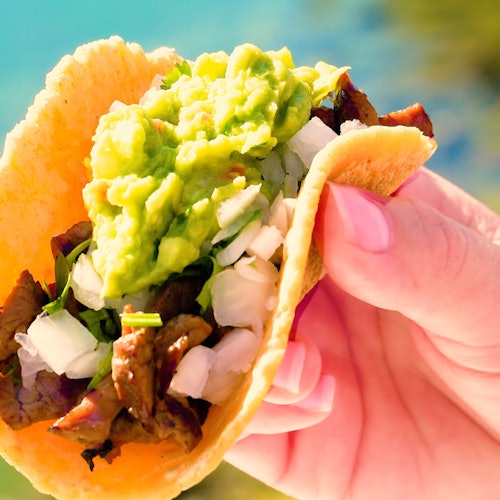 Mouthwatering infamous crack taco from The Crack Taco shop