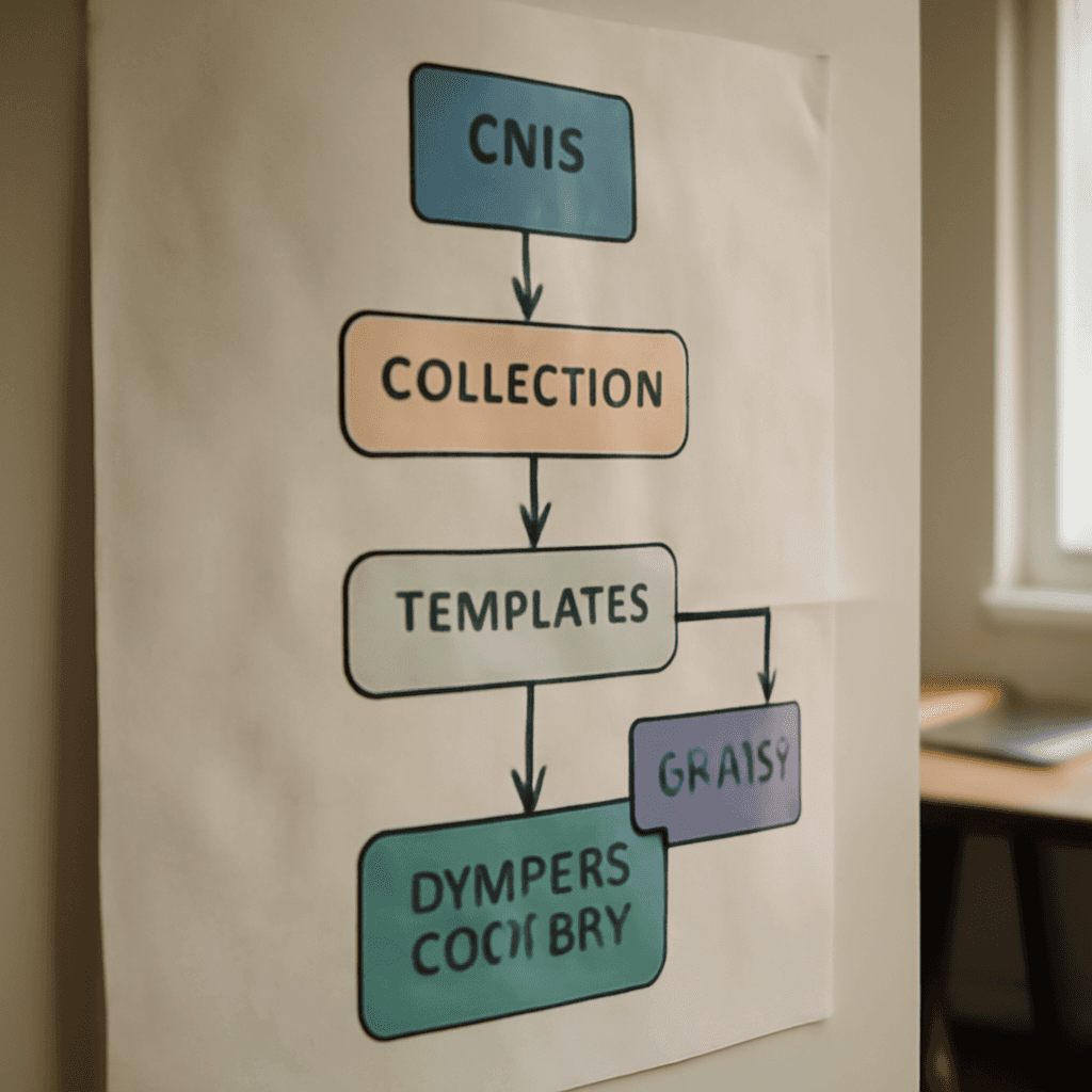 flowchart illustrating Webflows dynamic content generation process