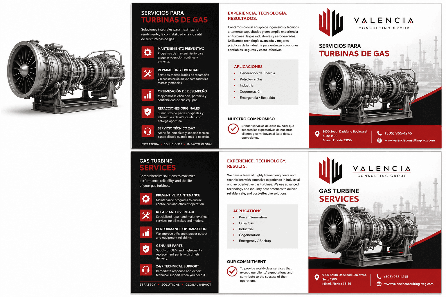 Valencia Consulting Group gas turbine services overview