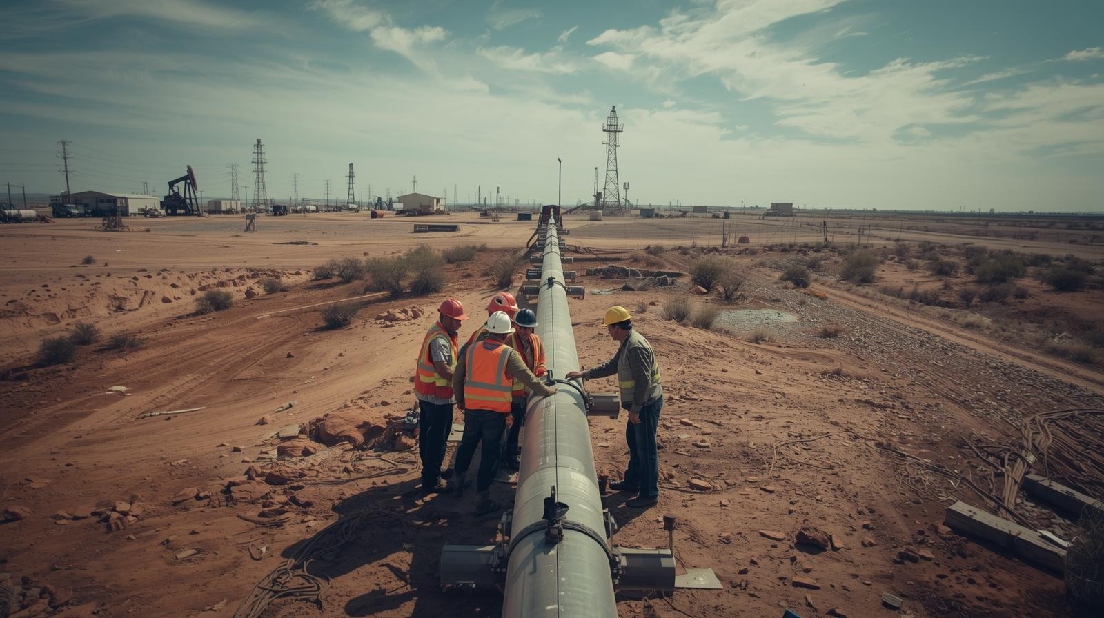 A large group photo of diverse team members gathered in an industrial-style space with arched ceiling.