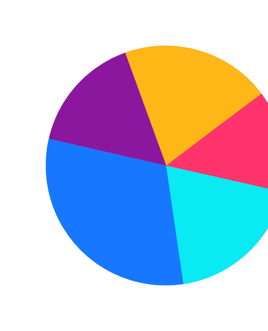 pie chart trueview easily manage credit cards and spending hero