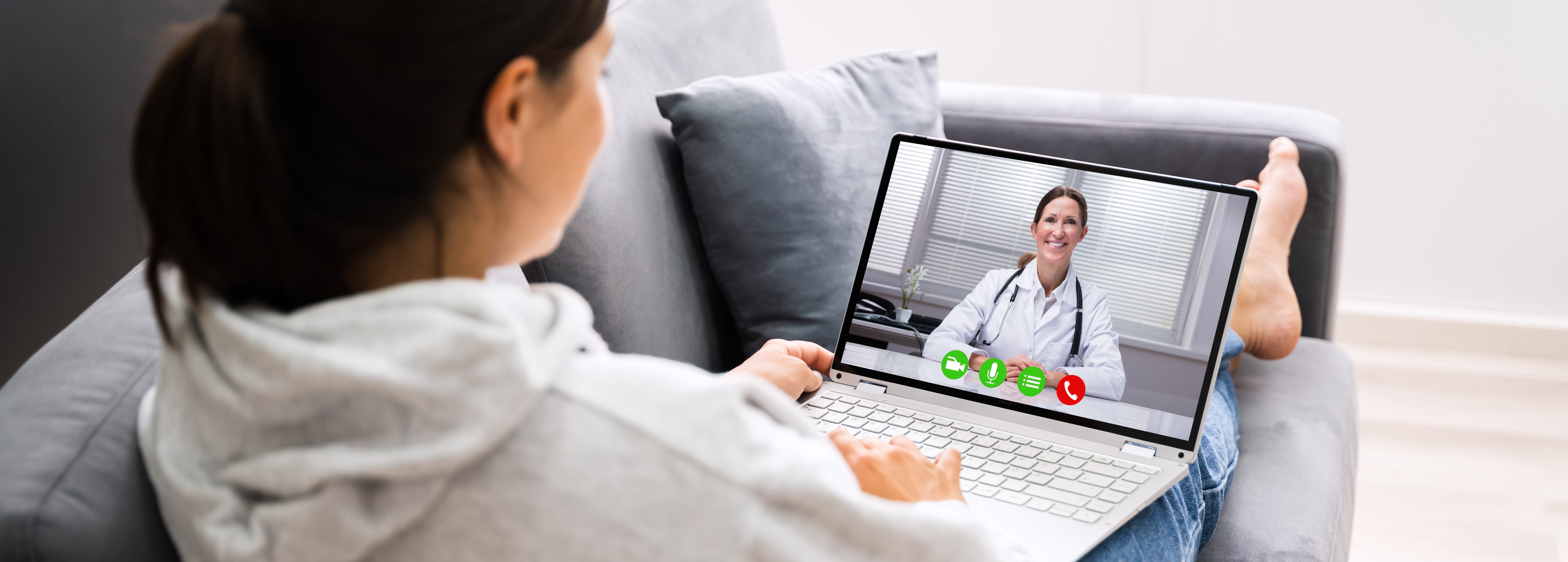 Patient receiving daily telehealth support from A+P House Calls weight loss care team on Long Island