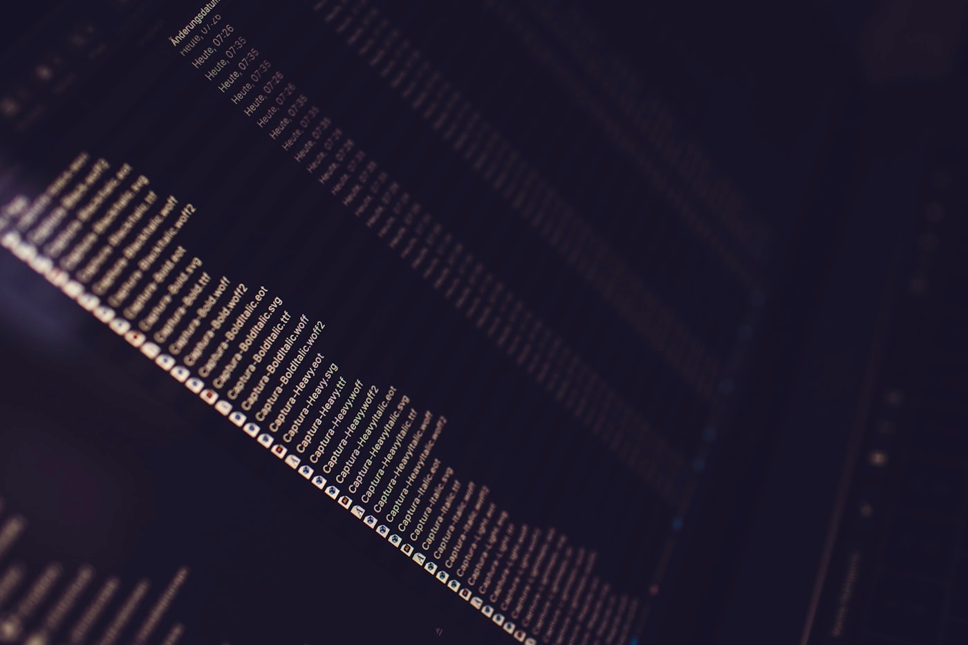 An audio waveform rendered in white on a black screen