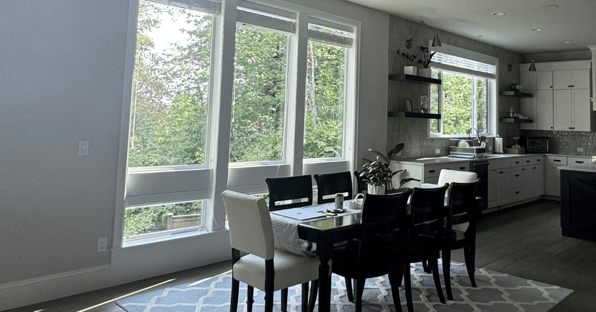 We’re so excited to share details from The Norkirk House: Kitchen Nook –– one of our favorite interior design + professional organizing projects in Kirkland, WA.