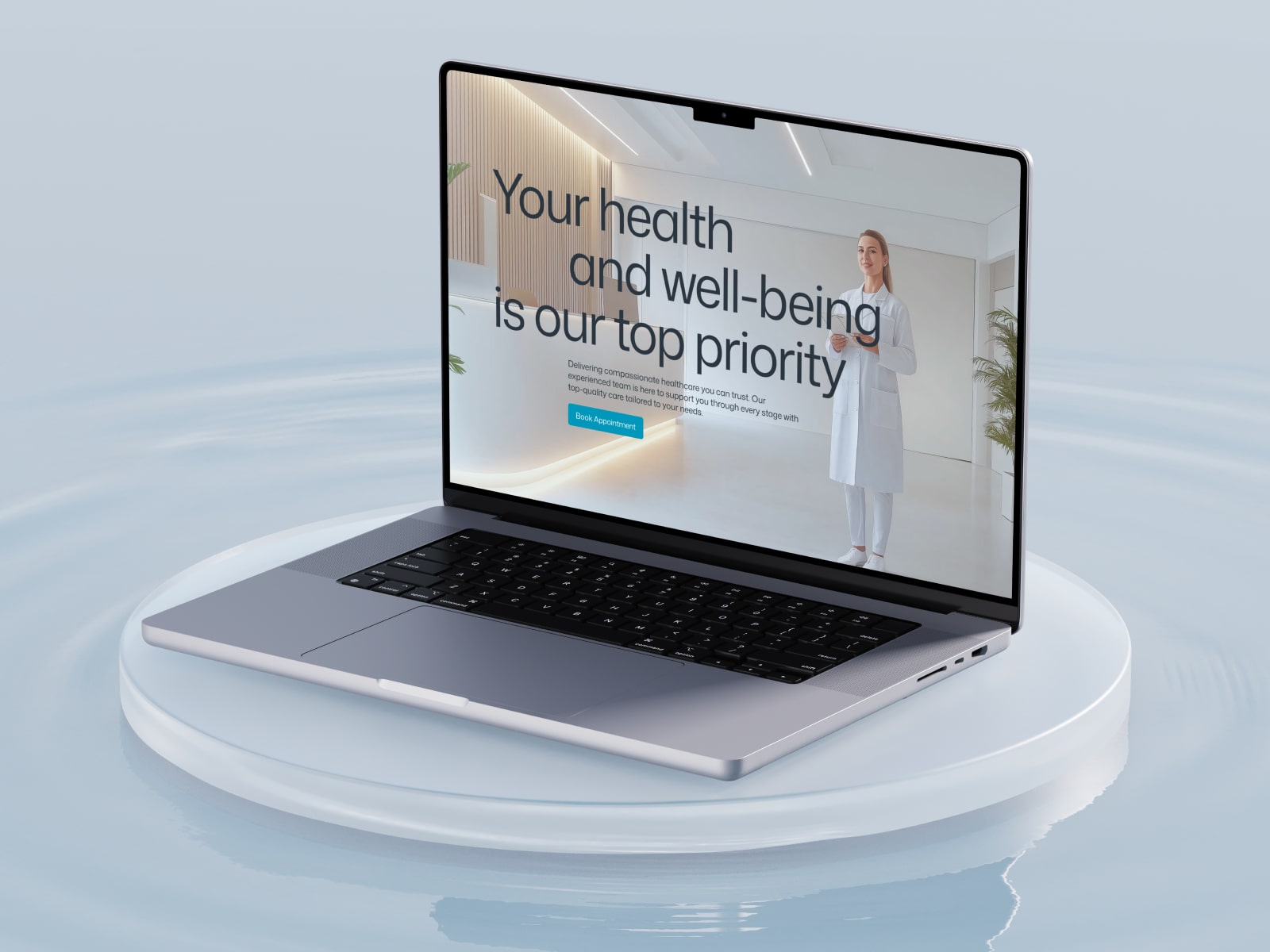 Clean Framer Template for Medical Clinics