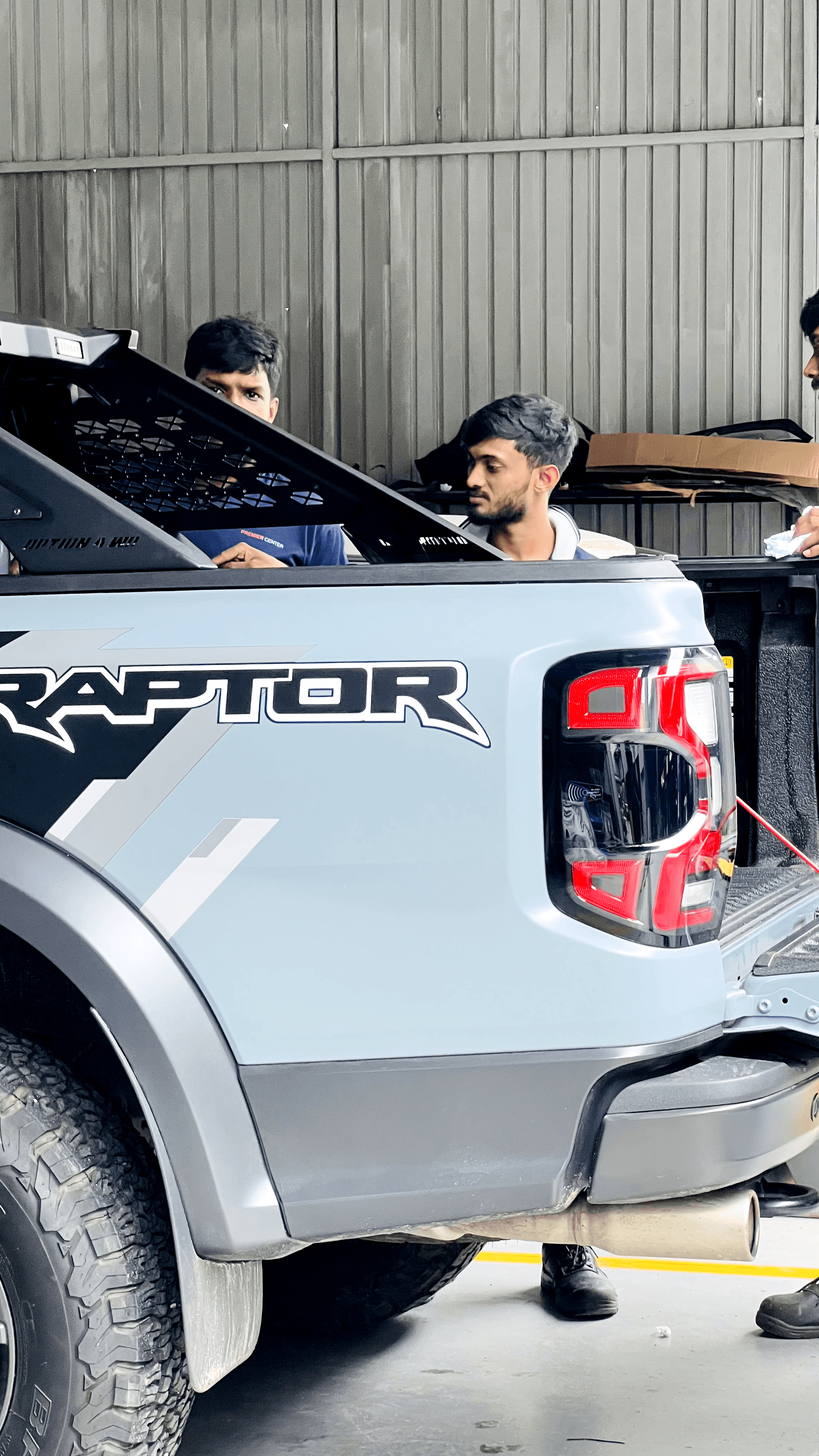 Ford Raptor vehicle at Ideal Premier showroom