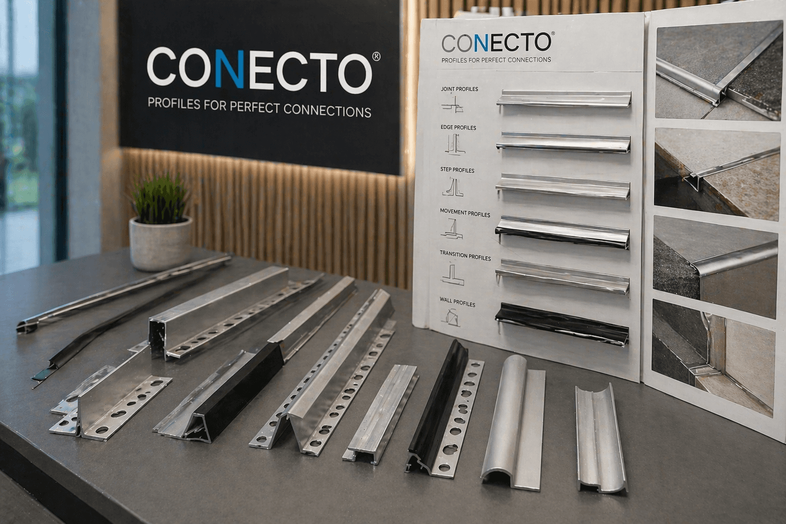 Профілі Conecto для деформаційних швів