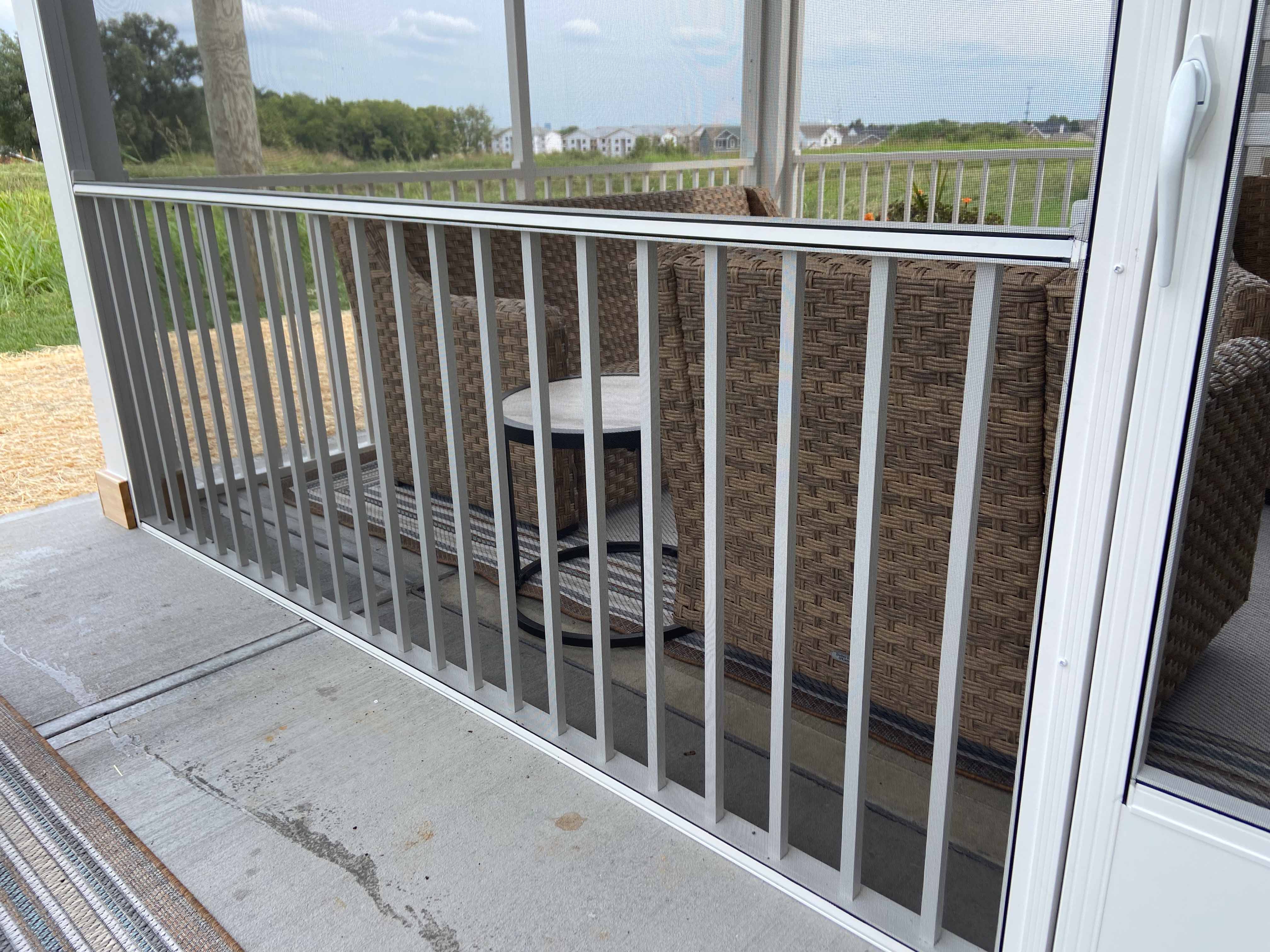 Screen installation of house add on in lexington ky