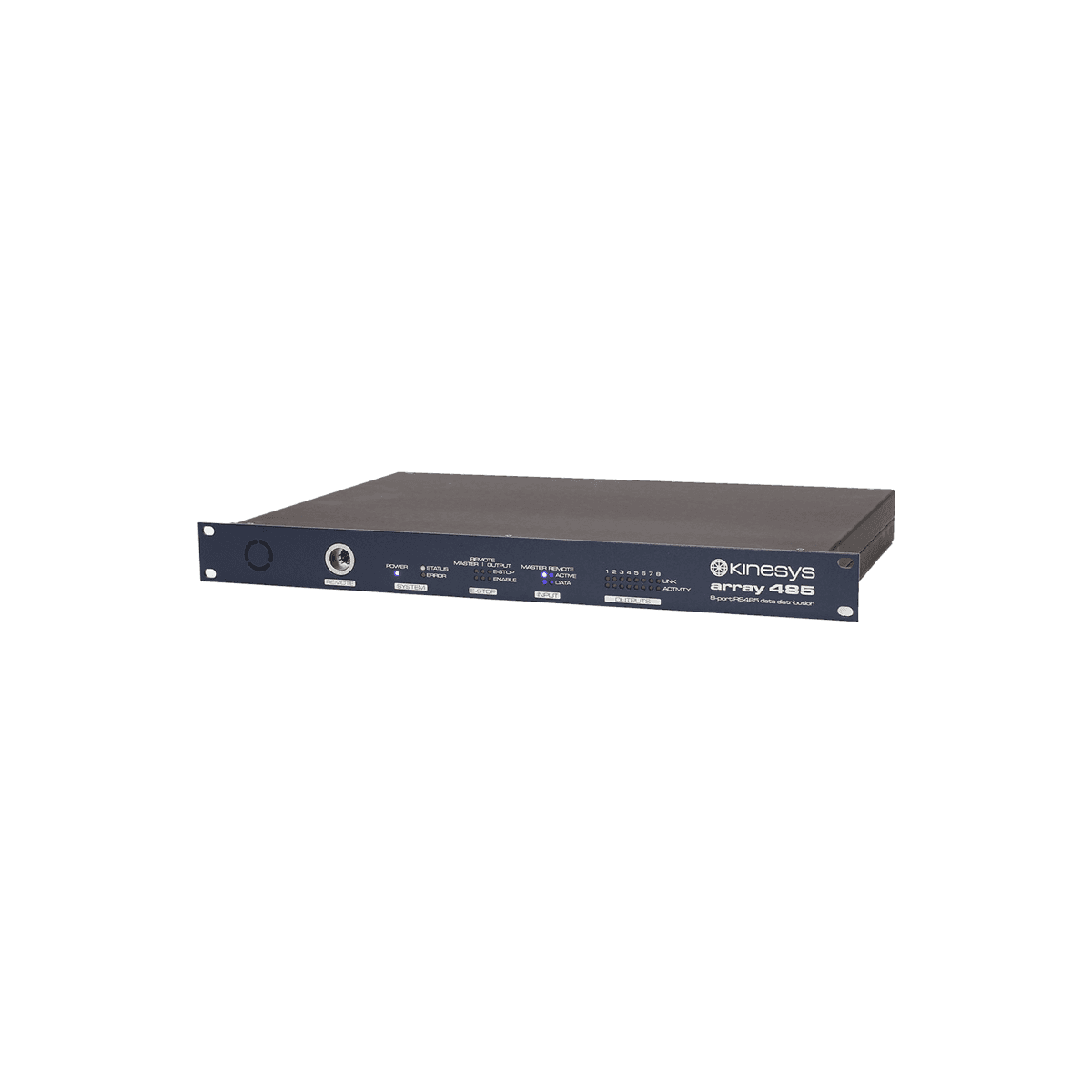 Kinesys Array 485 8 Port RS485 Data Dist. Hub 1 x IN - 8 x Out XLR7