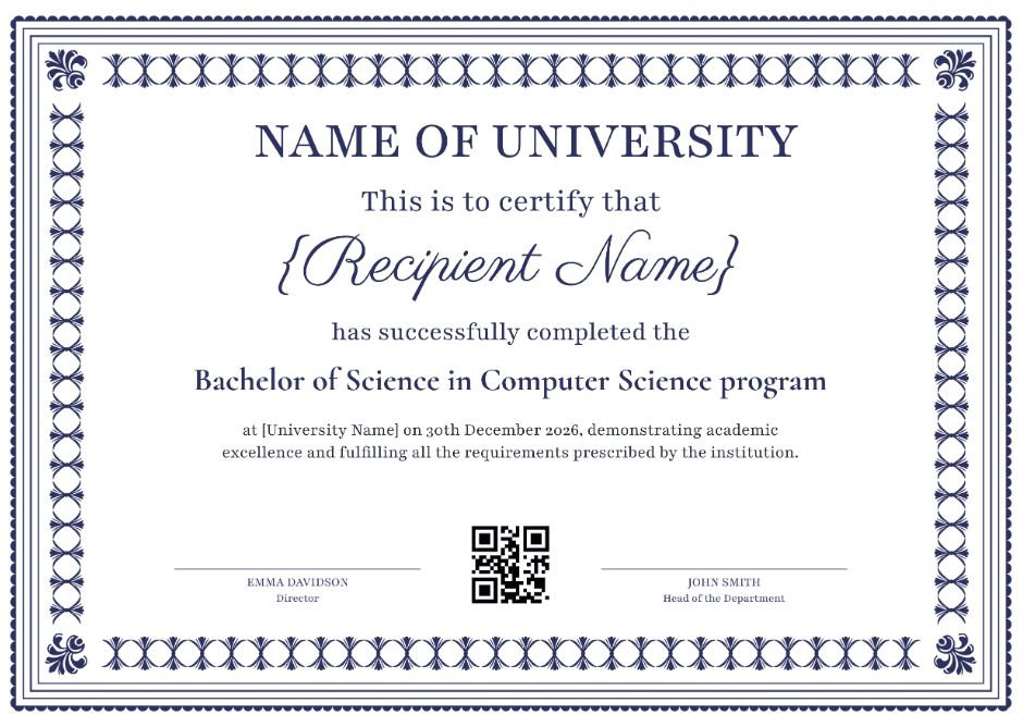 University Certificate