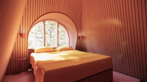 a blurry photo of a person standing in front of a wall