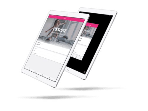 Twee tabelts open met apps van Energie Direct.