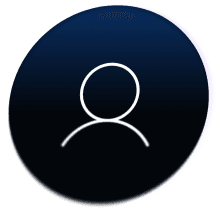 User icon illustration shared contacts
