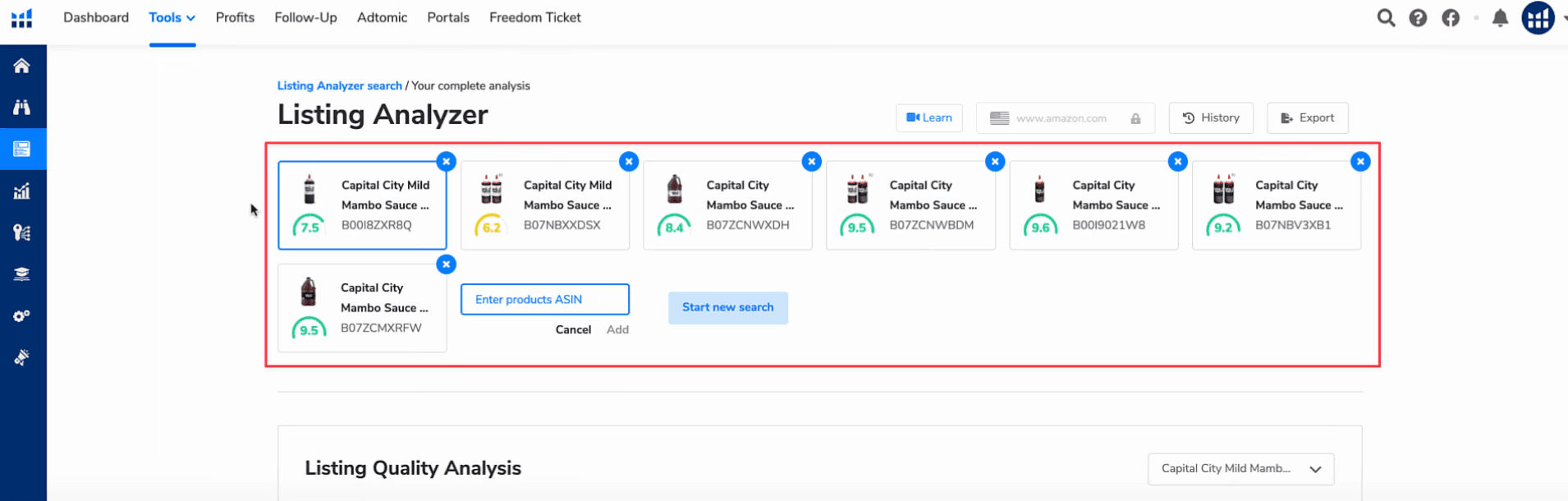 Utilisation du Listing Analyzer pour Diagnostiquer les Listings