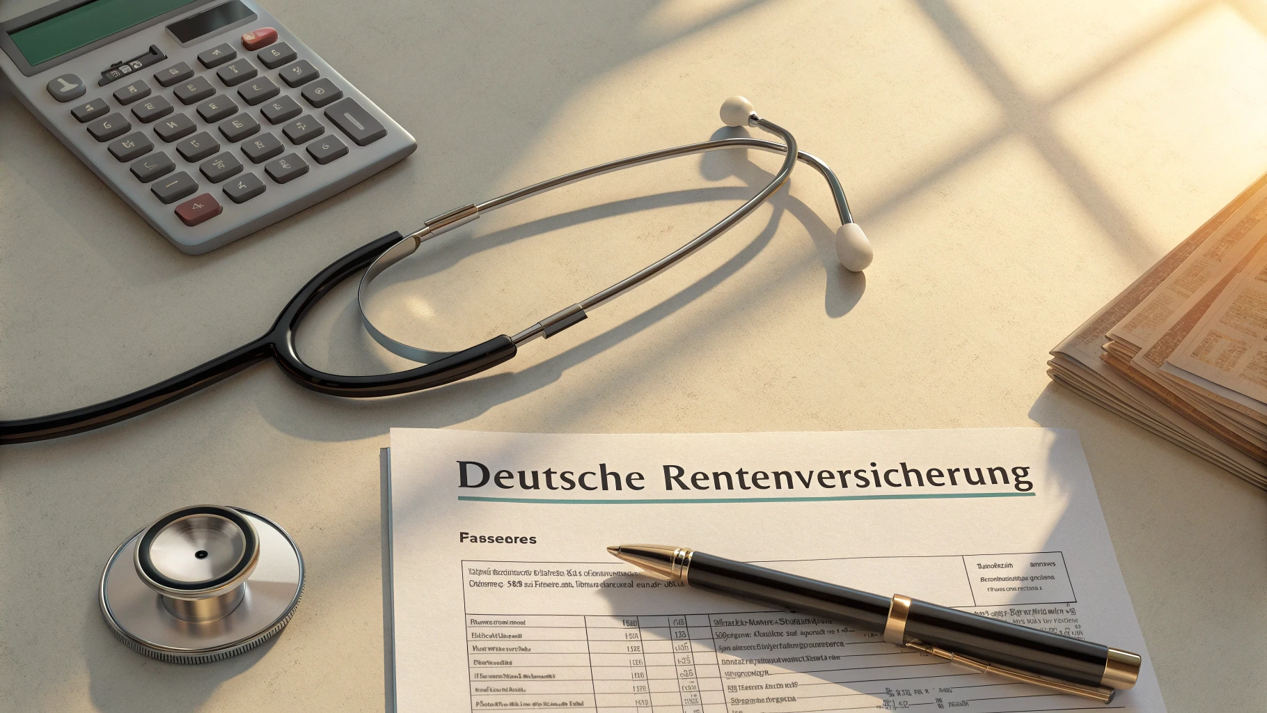 Unterlagen Rentenversicherung Ärzteversorgung