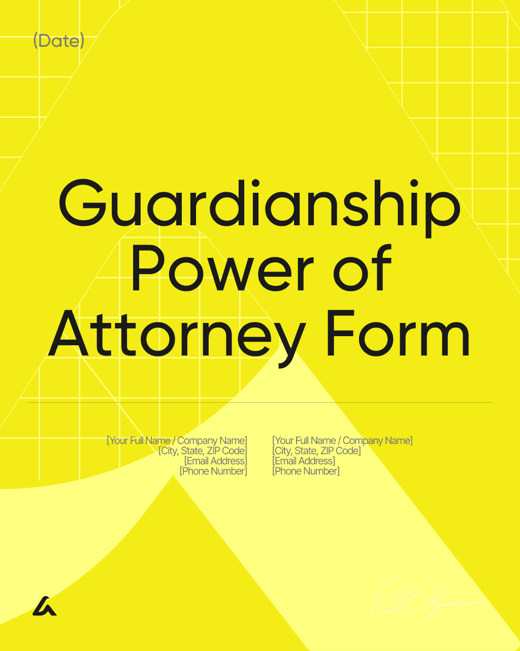 Guardianship Power of Attorney Form