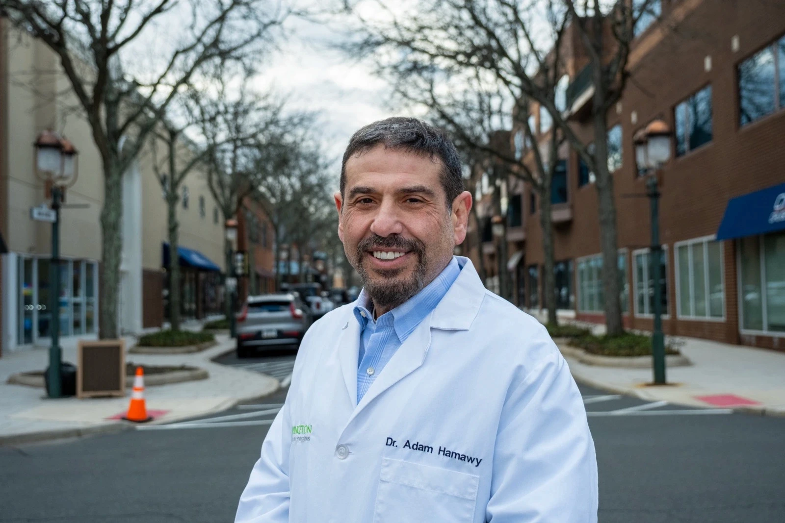Headshot of Dr. Hamawy, candidate for U.S. Congress in NJ District 12