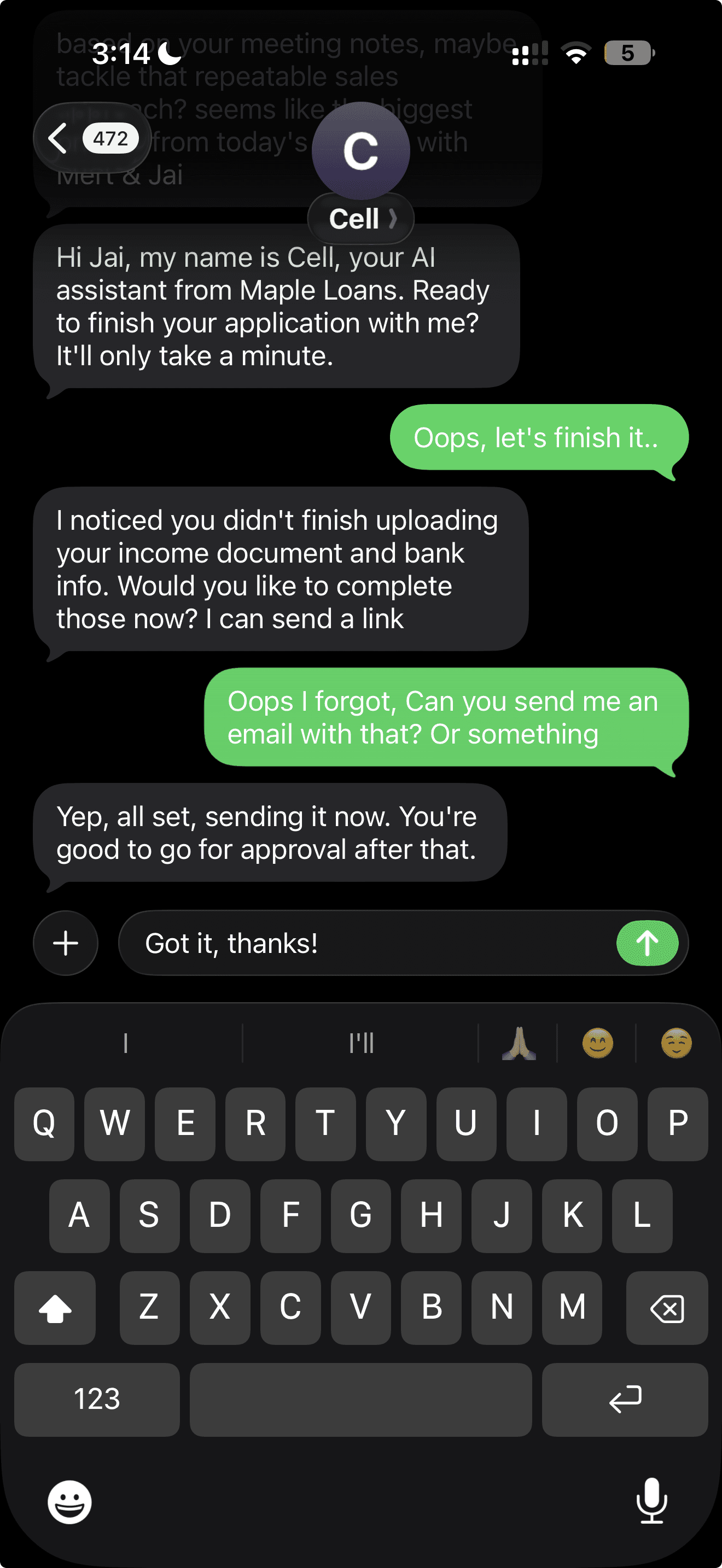 App screenshot