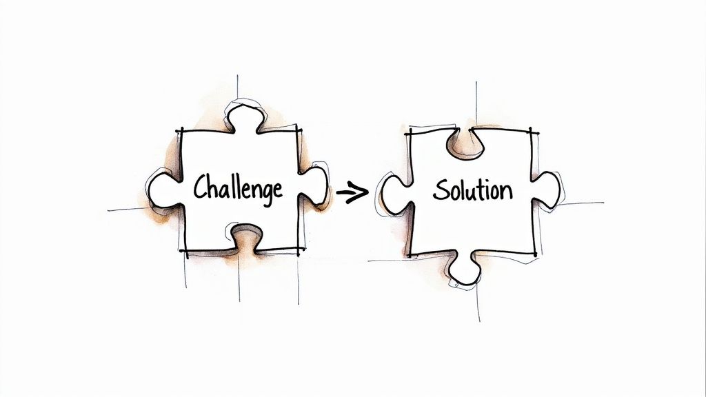 A person looking at a crossroads with signs pointing in different directions, symbolizing community building choices and potential mistakes.