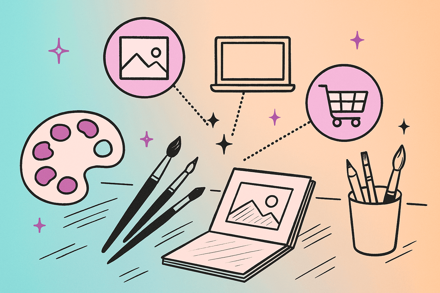 How to Sell an Art Course Online (2024 Creator's Guide)