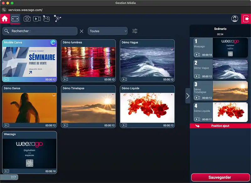 Weezago | Affichage Dynamique | Logiciel SaaS