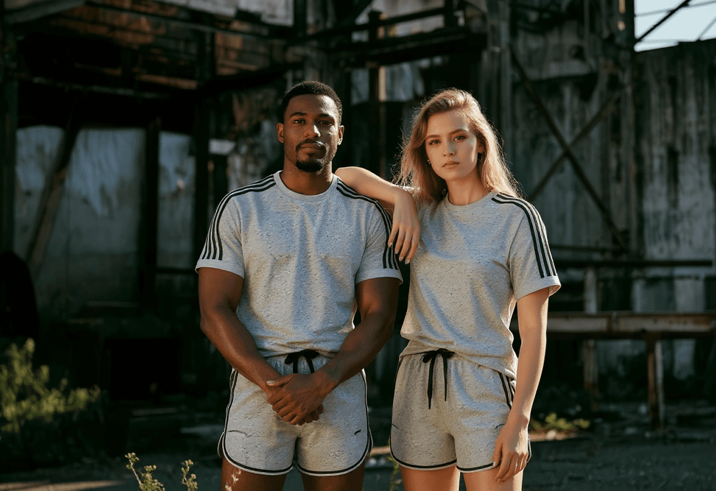 A vase of roses on a table bathed in sunlight.