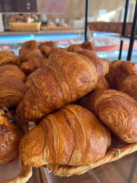 Golden, flaky croissants.