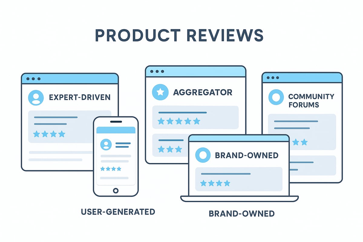 Types of Product Reviews Sites