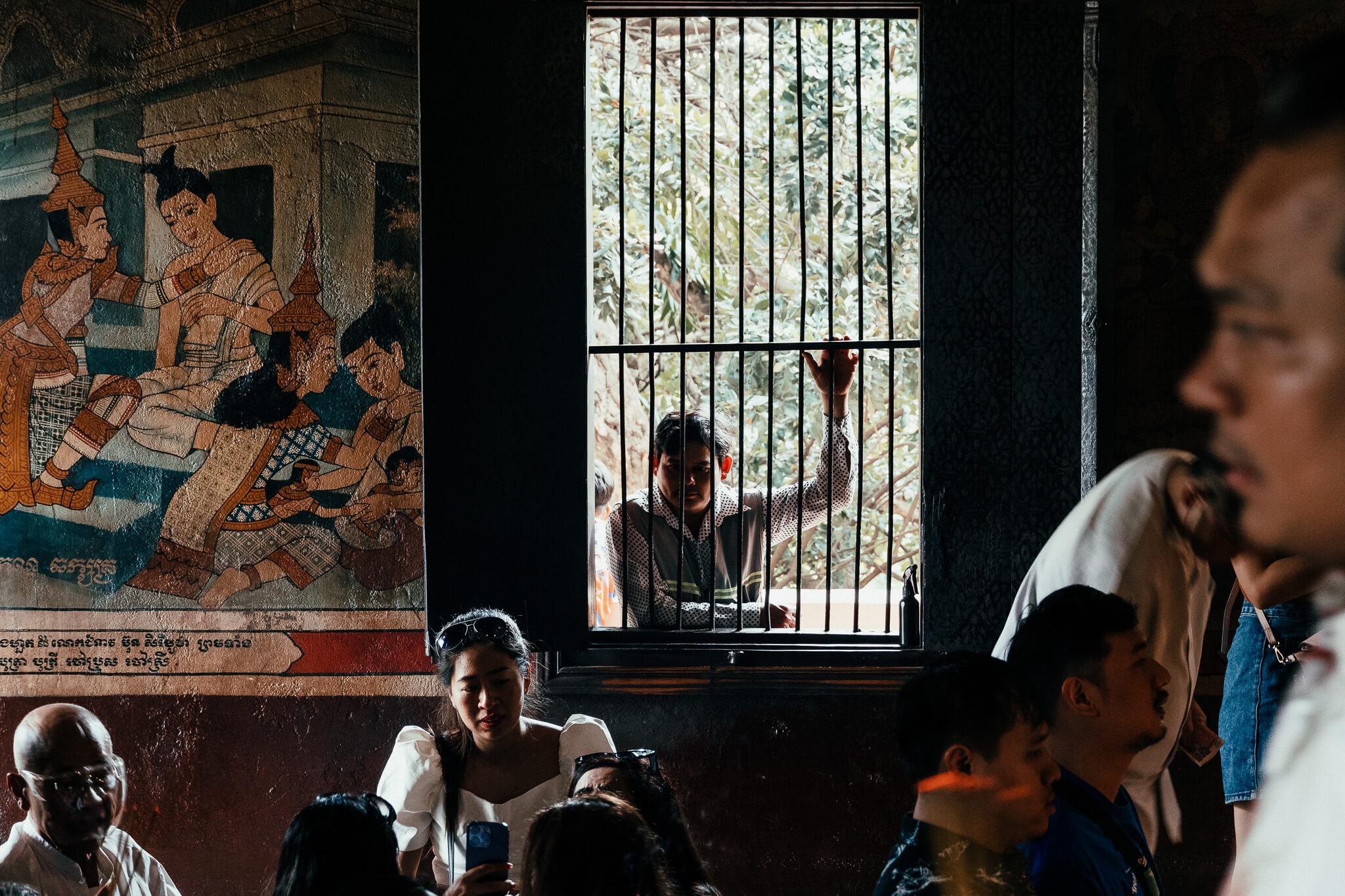 A TEMPLE IN PHNOM PENH, CAMBODIA