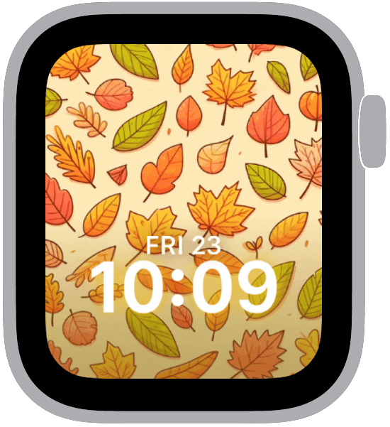 an apple watch face from the halloween patterns collection
