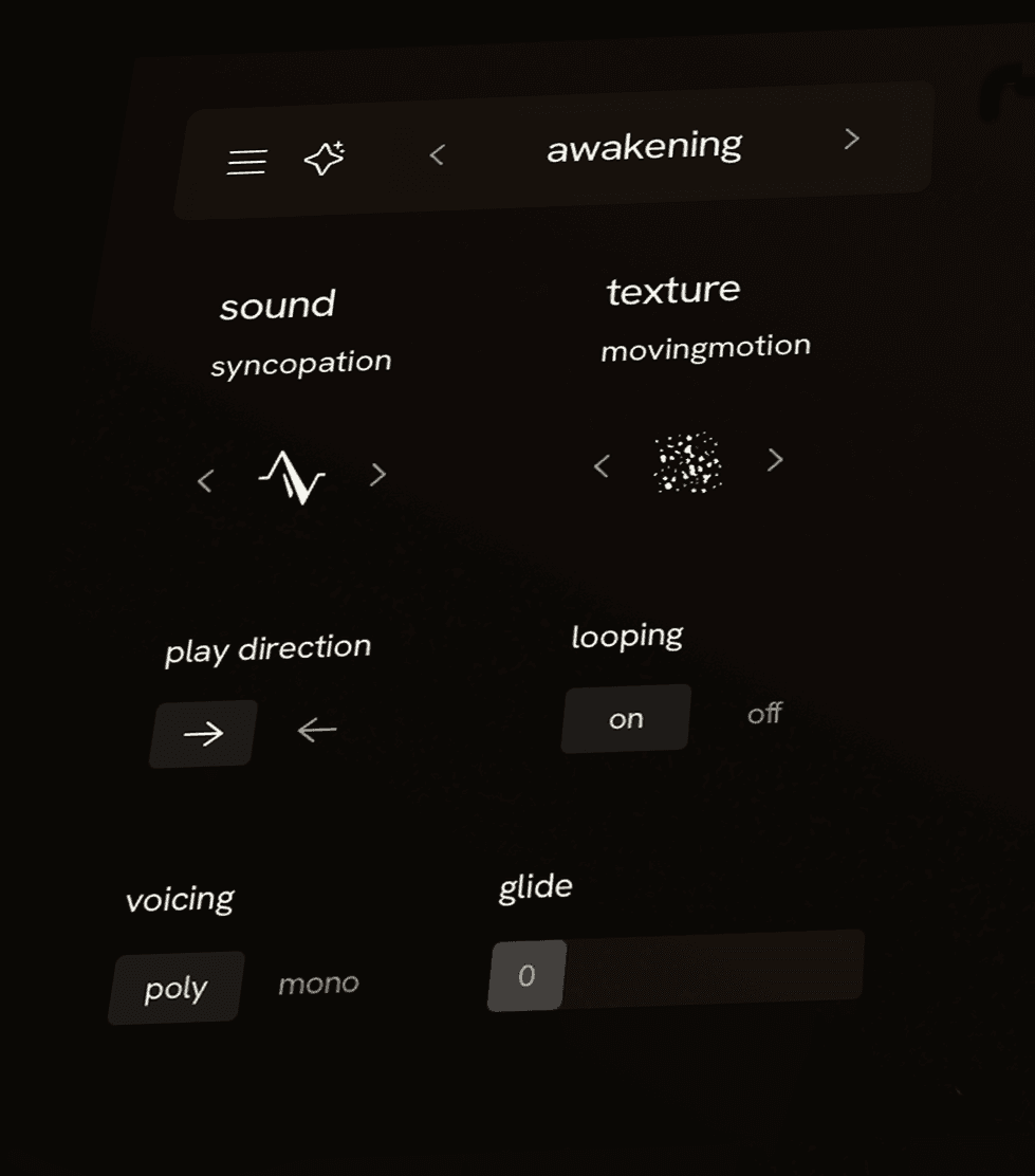 part of a plugin's interface