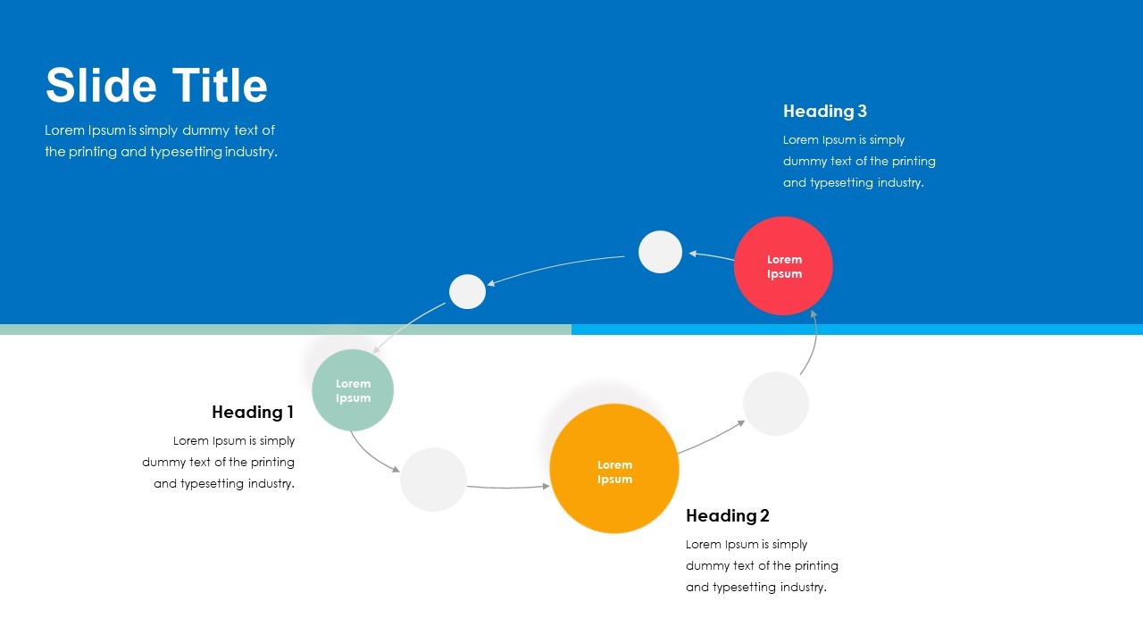 Dynamic Presentation Slide with Colorful Elements
