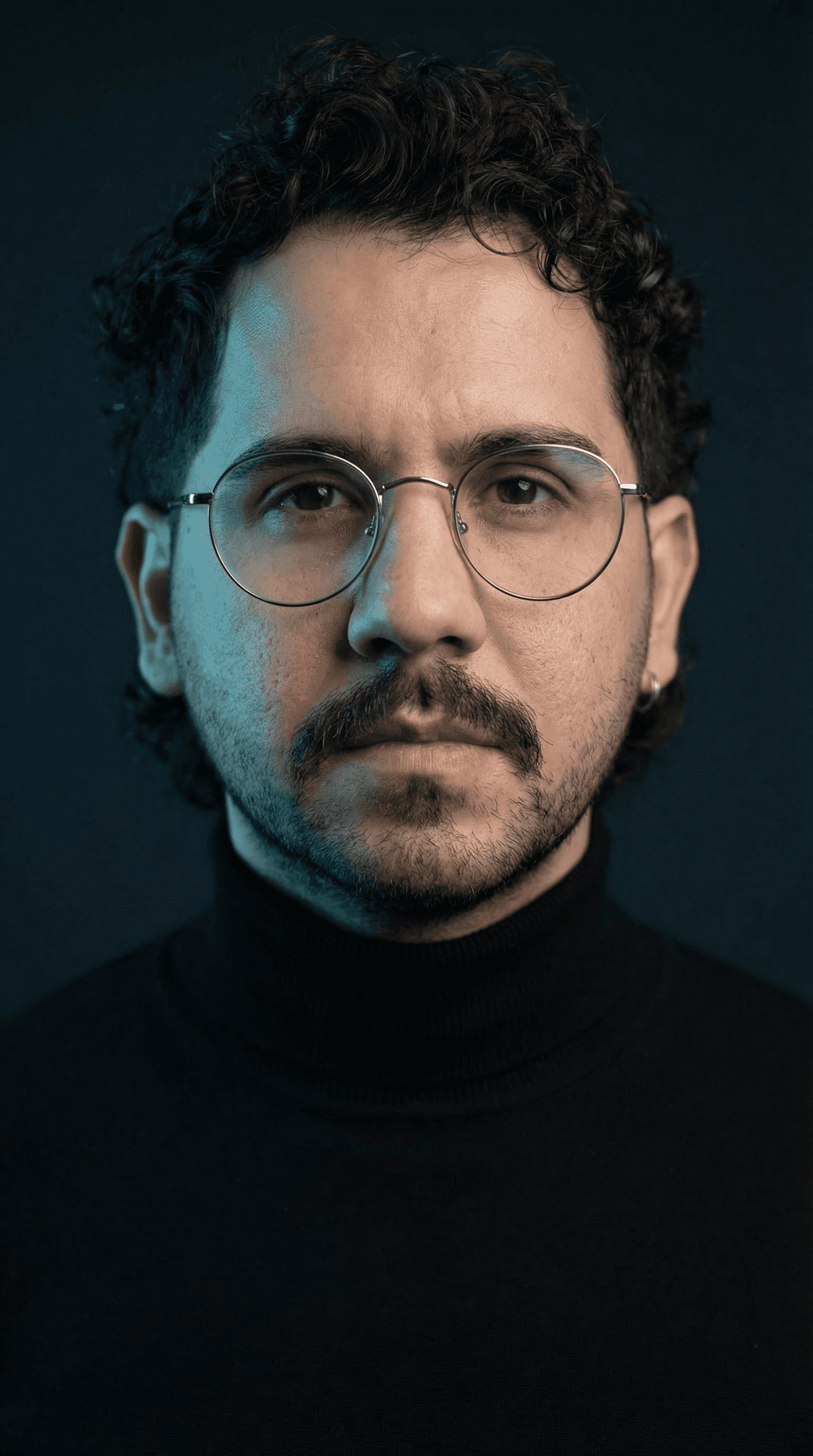 Portrait of portfolio creator – front view