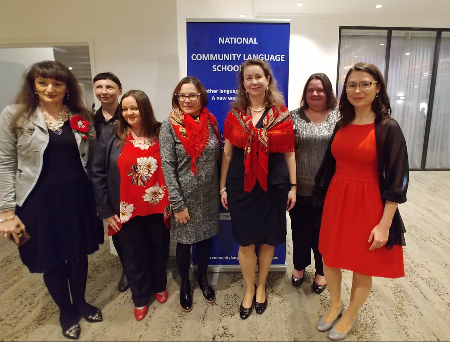 Zdjęcie przedstawiające uczestników uroczystości.