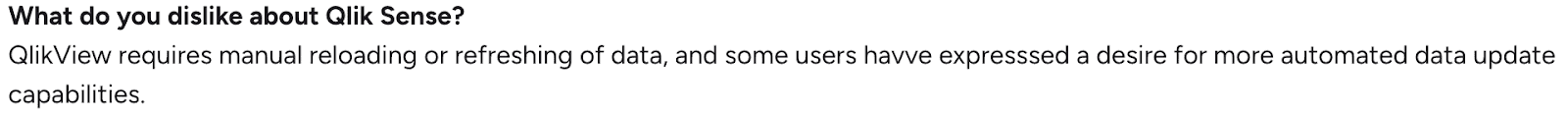 Qlik G2 review
