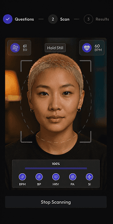 Scan report interface