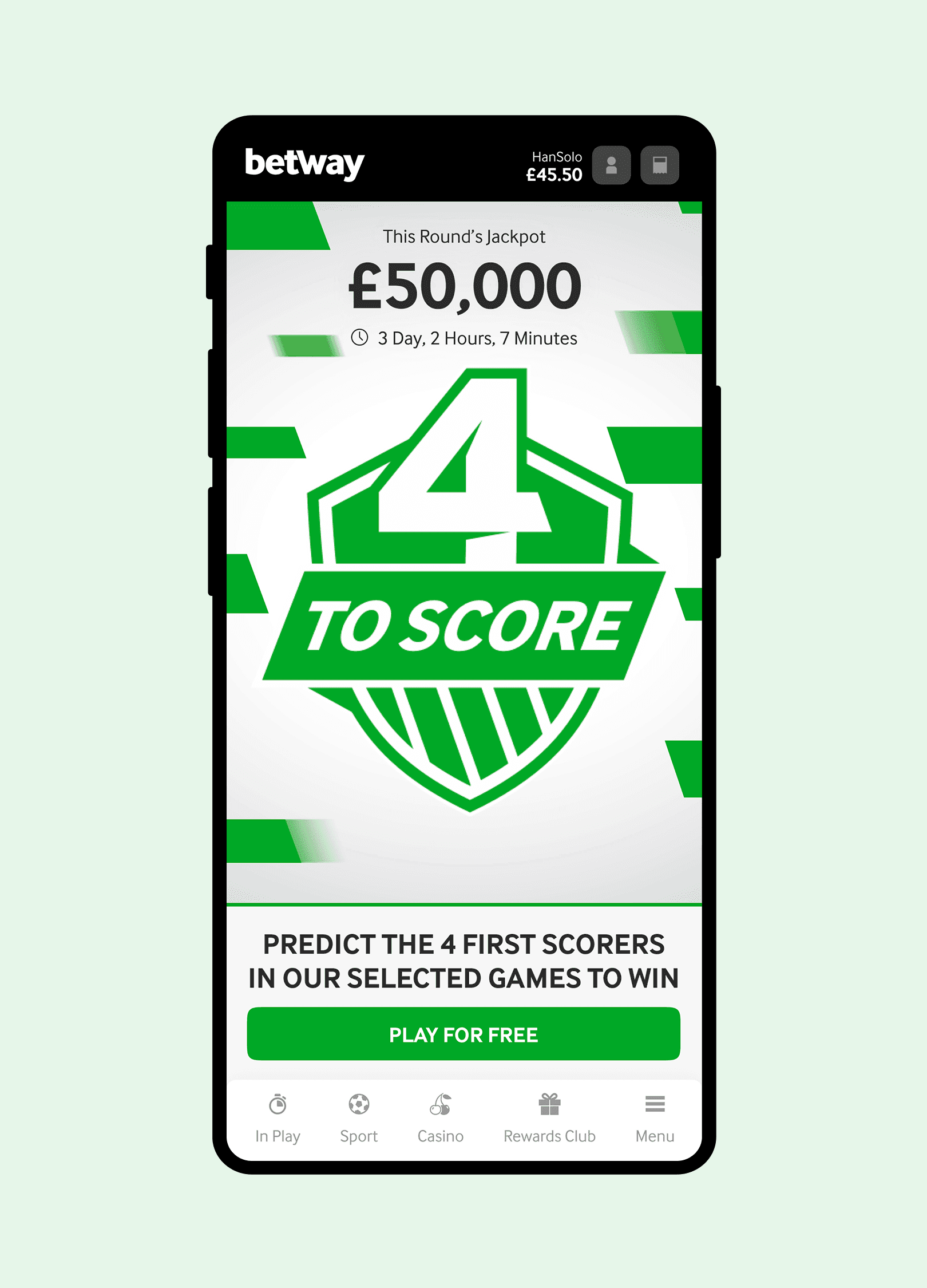 4 to Score