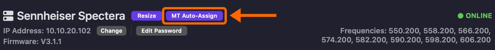 Auto-assign mobile terminals to Sonoros channels