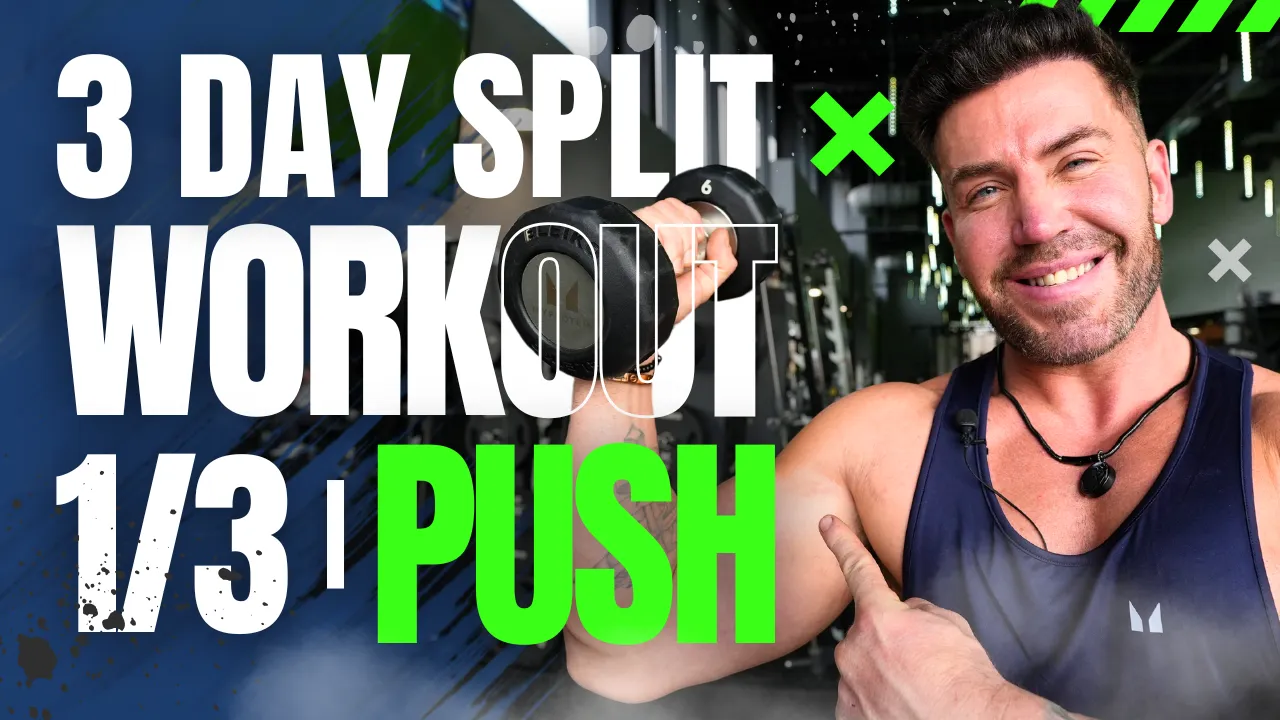 Fitness video production capturing a strength workout demonstration for YouTube and short form fitness content.