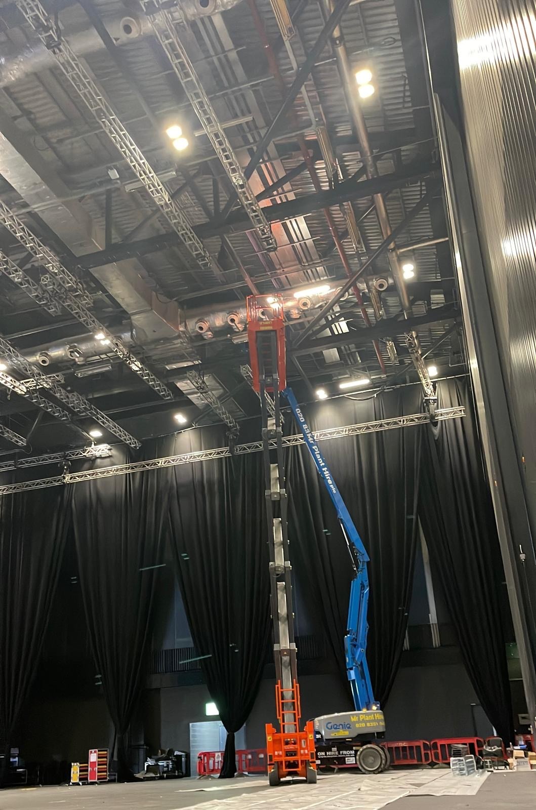 A commercial electrical installation completed by DPH