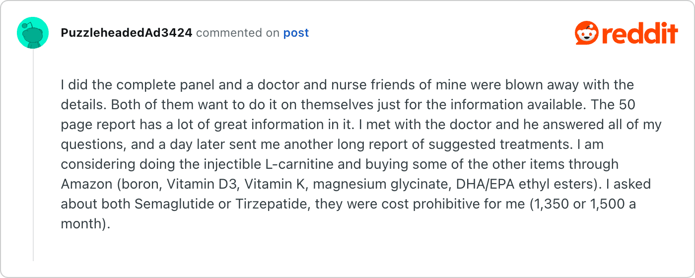 Post on Reddit