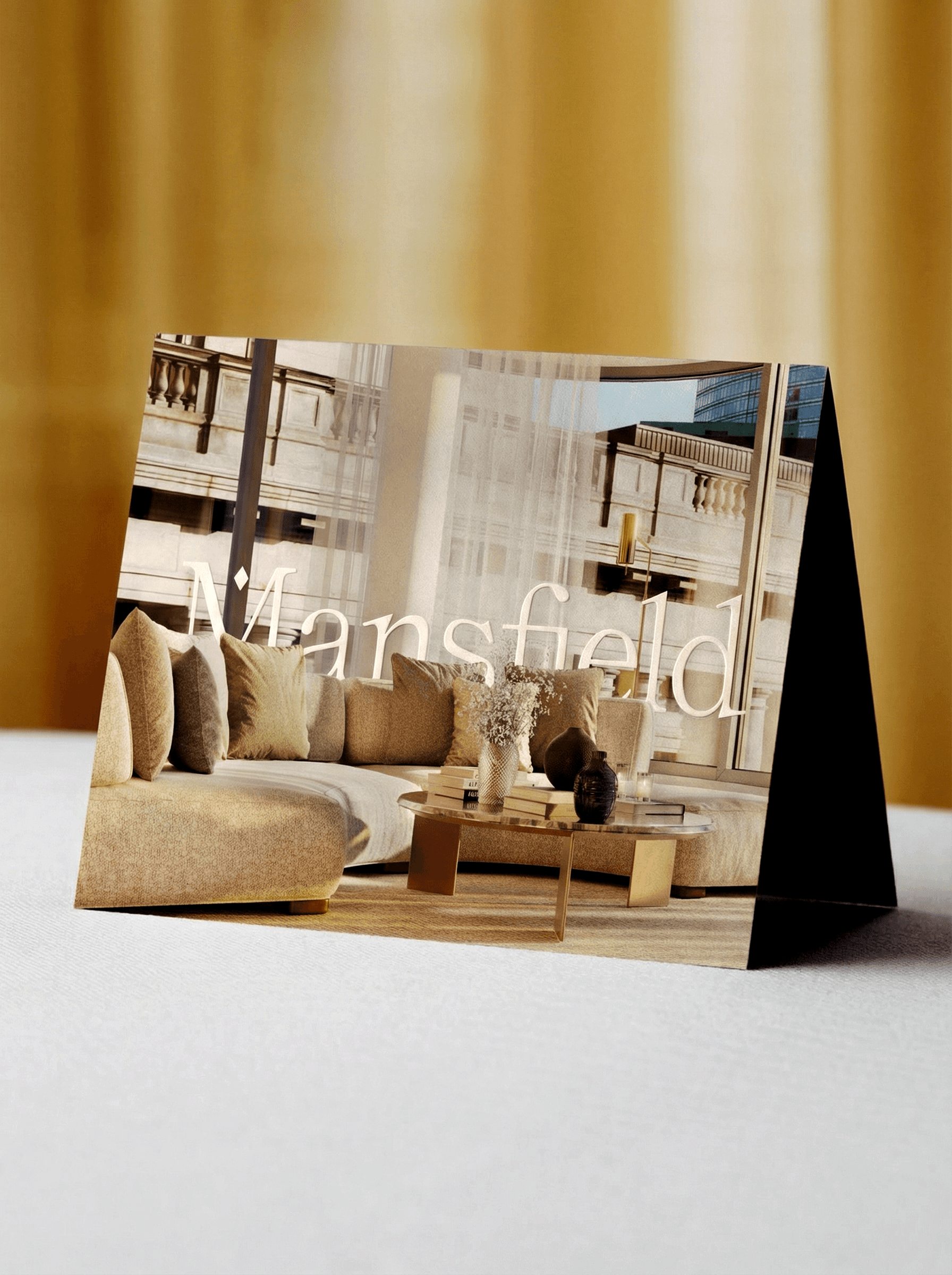 Batch.Works product catalogue book on a work top with a graphic printed image on the front