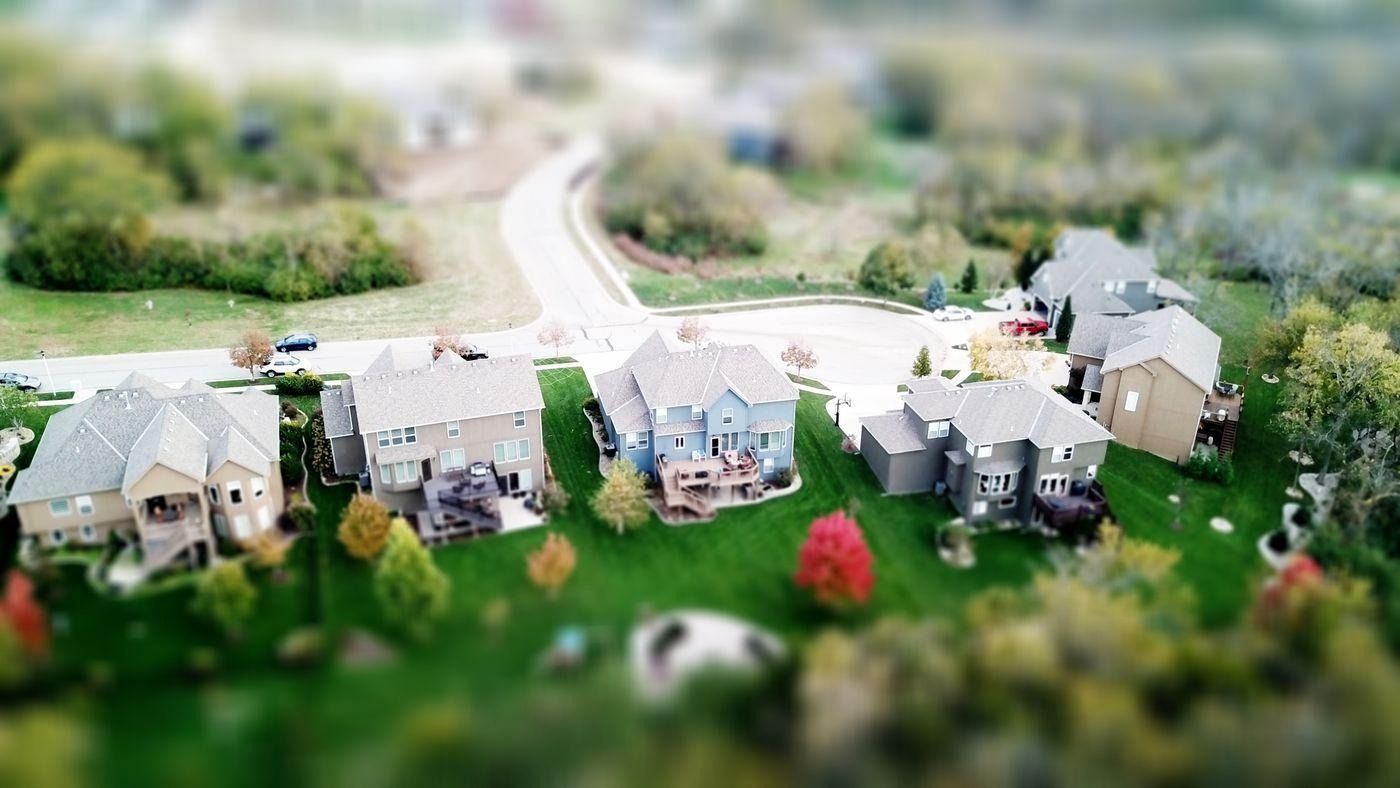 These rooftops all sit within setback envelopes defined by local zoning ordinances