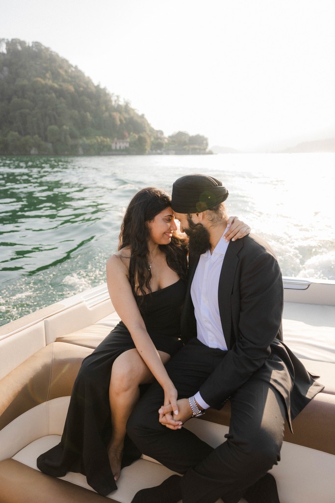 Fashion photoshoot with a woman posing in a dress
