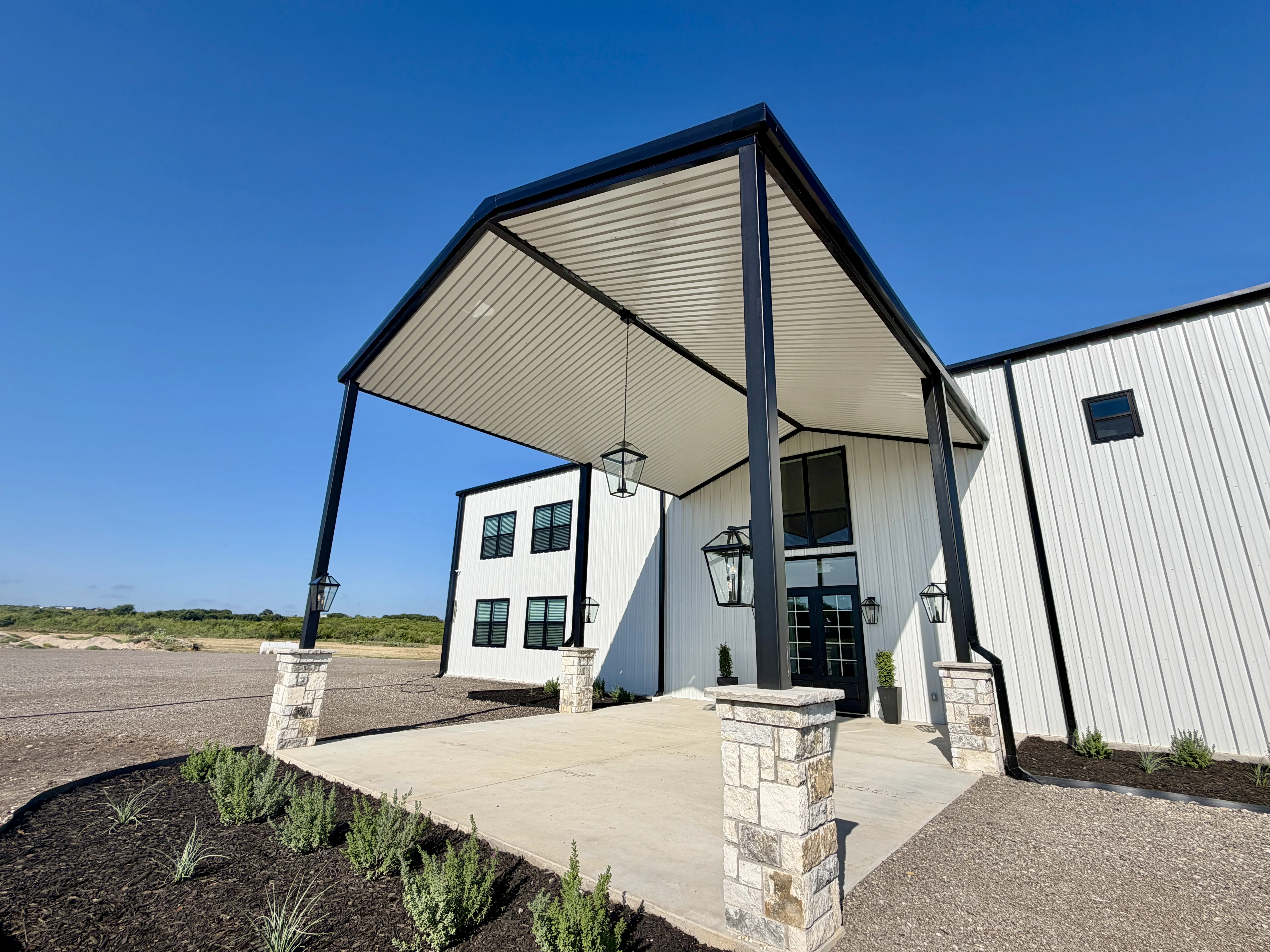 The Venue at Wildflower Hill built by Perks Metal Works Lampasas, Texas