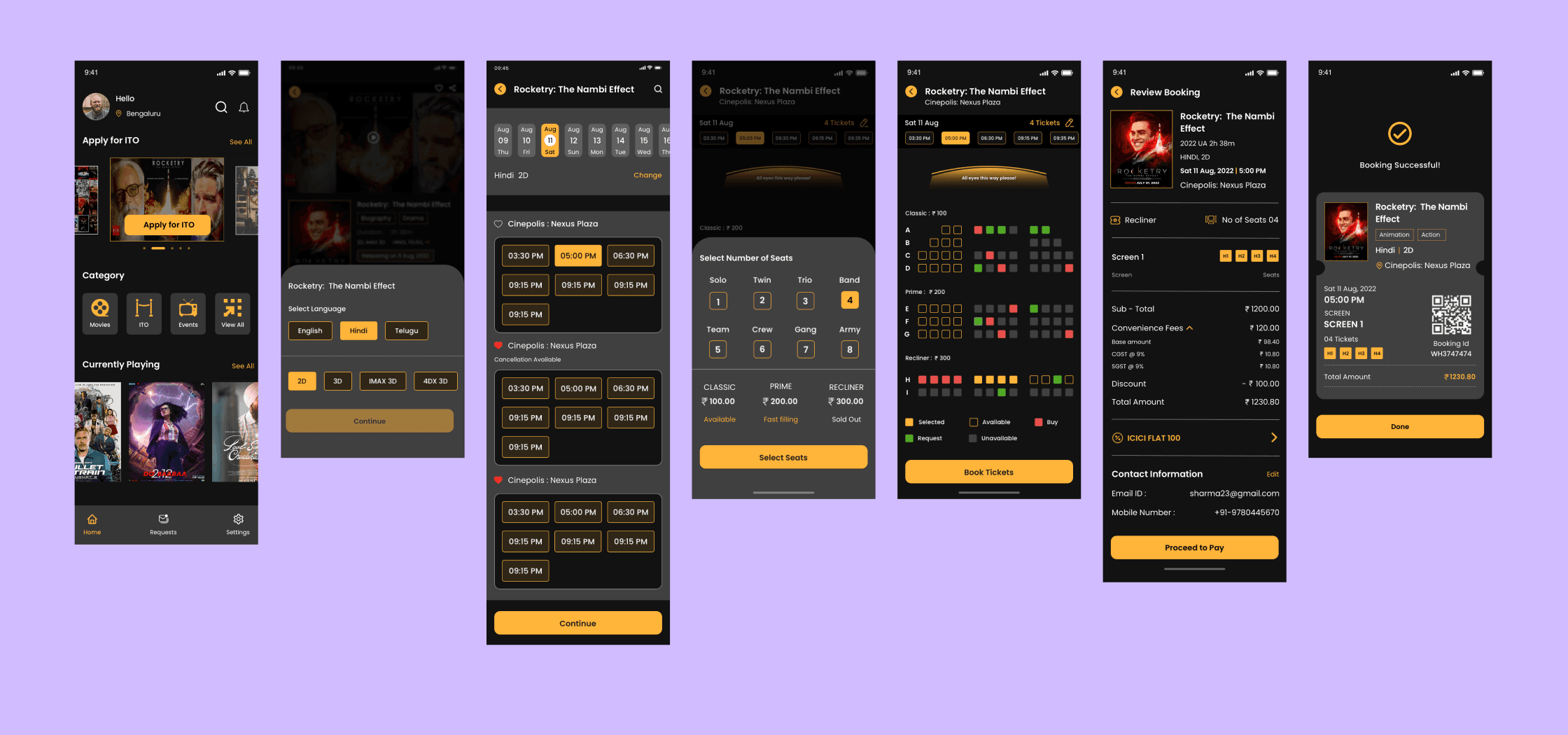 App Screen with open sidebar