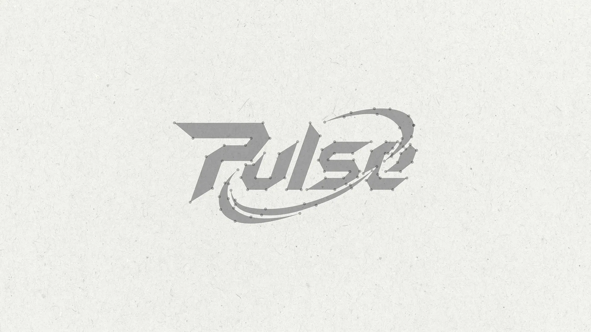 Pulse Logo tracé et point d'ancrage