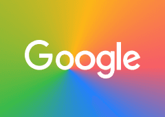 logo avec dégradé en fond