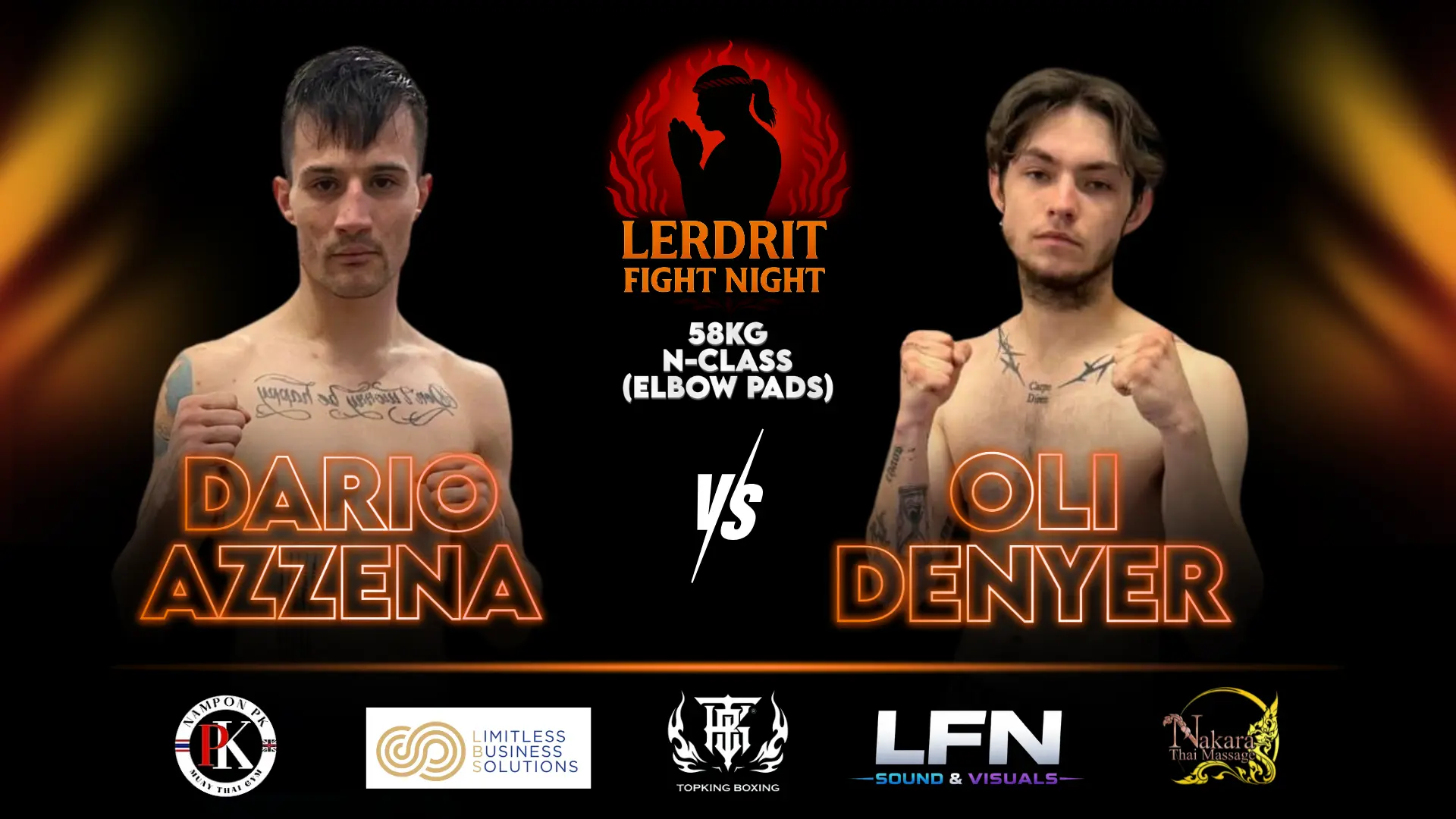 Dario Azzena vs Oli Denyer | Lerdrit Fight Night