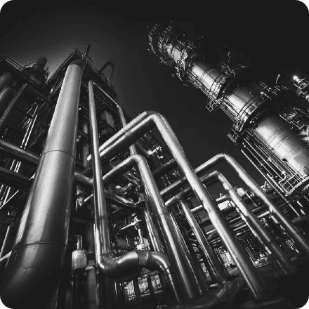 Petrochemical refinery pipeline inspection for corrosion and wall thickness in Gauteng